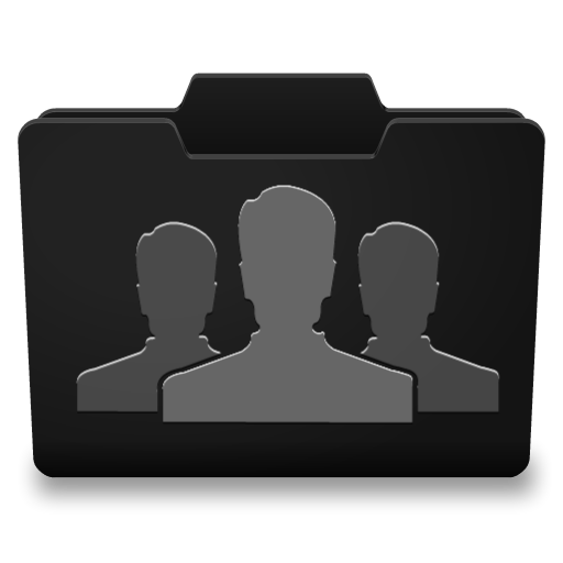 Black Grey Groups Icon 512x512 png